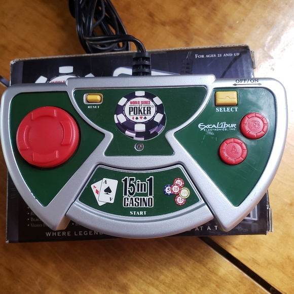 World Series of Poker Plug and Play 15 in 1 Casino Games Handheld System TV View - Picture 12 of 12